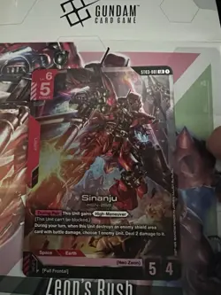 Sinanju Foil - ST03-001 NM - Gundam TCG Trading Card Game LR Rare Unit - Image 1