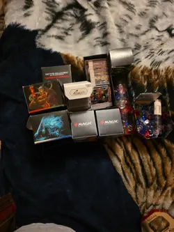 Magic Collection And 1 Box Of Dice Masters All Unsearched - Image 1