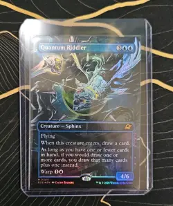 MTG Quantum Riddler (Borderless) Foil Edge of Eternities Regular #305 Magic EOE - Image 1