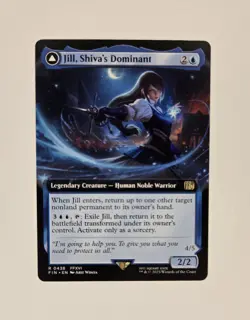 Jill, Shiva's Dominant Extended Art Regular #438 MTG: Final Fantasy FFXVI - Image 1