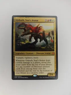 Gishath, Sun's Avatar Ixalan Card #222/279 MTG Magic the Gathering - Image 1