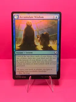 MTG - Accumulate Wisdom - TLA - Avatar The Last Airbender - Foil - NM - Image 1