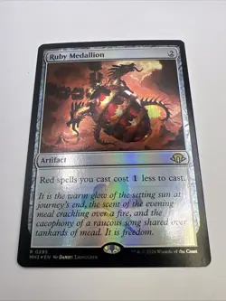 Ruby Medallion MTG Modern Horizons 3 Foil NM - Image 1