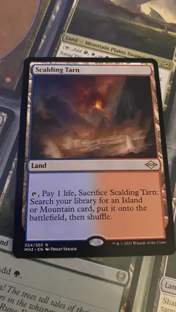 Magic the Gathering Scalding Tarn Modern Horizons 2 Regular Card - Image 1