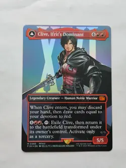 Clive, Ifrit's Dominant (0385) (Borderless) Final Fantasy Foil - Image 1
