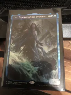 Lier, Disciple Of The Drowned MTG - Foil Store Championship Promo - Image 1