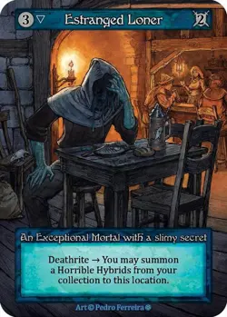 Sorcery: Contested Realm Estranged Loner Exceptional Foil NM (GT) - Image 1
