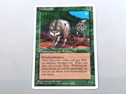 MTG - 3.ED. UNLIMITED (FWB/'95) - TIMBER WOLVES - WALDWOLFE / NEVER PLAYED / EX - Image 1