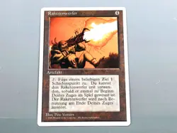 MTG - 3.ED. UNLIMITED (FWB/'95) - ROCKET LAUNCHER - RAKETENWERFER / NEVER PL./NM - Image 1