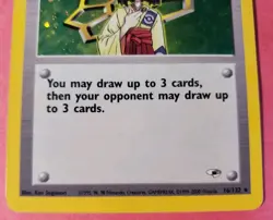 Erika - 16/132 - Holo Rare Gym Heroes Set - Pokemon Card - MP/HP - Image 2