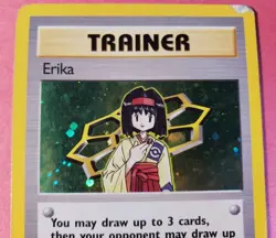 Erika - 16/132 - Holo Rare Gym Heroes Set - Pokemon Card - MP/HP - Image 3