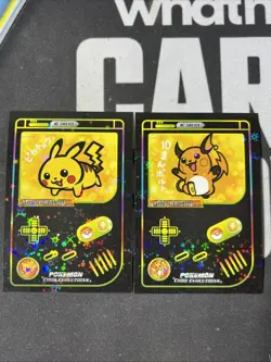 Pikachu And Raichu GAMEBOY COLOR - POKEMON CARD (Peruvian Chibi Evolutions) - Image 2