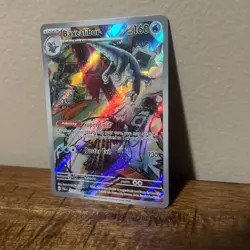 2023 Pokemon Baxcalibur 210/193 Illustration Rare Paldea Evolved Holo B - Image 3