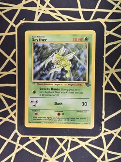 🔥 Scyther 26/64 🔥 Original Non Holo Rare Jungle Set Pokemon Card WOTC 1999 - Image 2