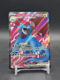 POKEMON - SALAMENCE EX 177/159 FULL ART ULTRA RARE HOLO S&V JOURNEY TOGETHER - Image 3