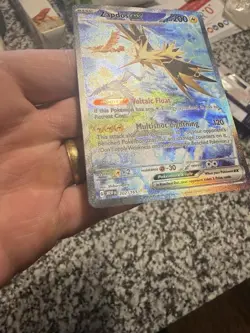 Pokemon TCG Zapdos EX 202/165 Scarlet & Violet 151 English NM Condition - Image 5