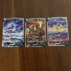 Pokemon TCG Crown Zenith Galarian Gallery 3 Card Lot - Image 1