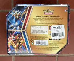 Pokemon TCG 2022 Legends of Galar Tin Zamazenta V Sealed New - Image 2