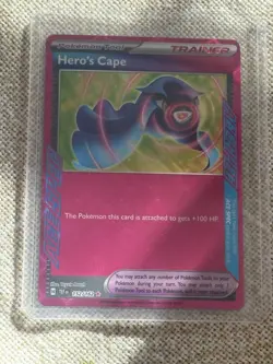 Hero's Cape - 152/162 - Pokemon Temporal Forces Ace Spec Rare Card NM - Image 1