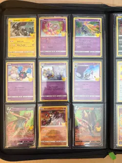 Pokemon Celebrations 25th Anniversary Master Set, Promos, x3 Gold Mew, Charizard - Image 5