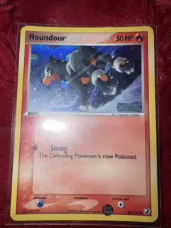 Pokemon EX Unseen Forces Houndour TCG Card 60/115 Holo Stamped Rare - Image 1