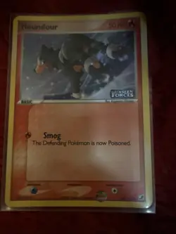 Pokemon EX Unseen Forces Houndour TCG Card 60/115 Holo Stamped Rare - Image 2
