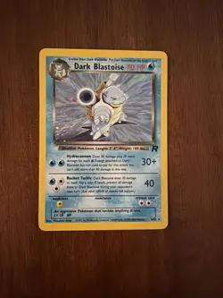 Pokemon Dark Blastoise Holo Rare TCG Card 3/82 LP Condition - Image 1