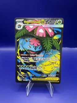 Mega Venusaur EX 155/132 Mega Evolution ENGLISH Pokemon TCG Card NM Ultra Rare - Image 1