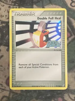 Double Full Heal 77/100 Reverse Holo Stamped Pokemon 2006 Crystal Guardians - Image 1