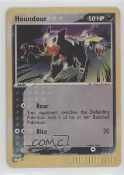 Houndour Reverse Foil Pokemon EX Dragon #59 2003 - Image 1