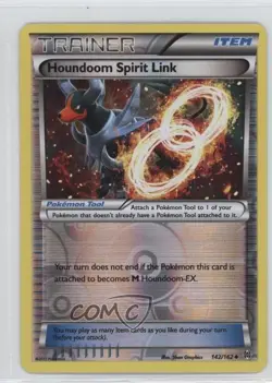 Houndoom Spirit Link Reverse Foil Pokemon XY BREAKthrough #142 - Image 1