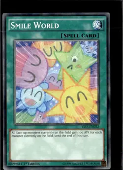 Yu-Gi-Oh! Smile World YS16-EN022 1st Edition Non Holo - Image 1
