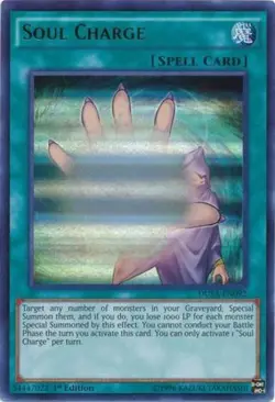 Yugioh! LP Soul Charge - DUSA-EN092 - Ultra Rare - 1st Edition Lightly Played, E - Image 1