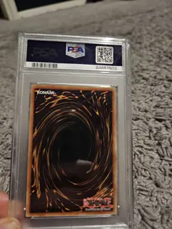 Yugioh- Dark Magician The Knight Of Dragon Magic BLMR Quarter Century PSA 10 - Image 2