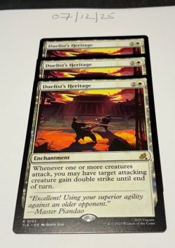 Magic the Gathering MTG Duelist's Heritage x3 Rare Cards NM/M Avatar - Image 1