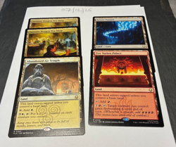 Magic the Gathering MTG Assorted Land x5 Rare Cards NM/M Avatar - Image 1