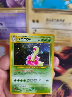 Pokemon Karte Card Meganium Neo Genesis Gsnw 1999 Meganie Holo Wotc japanese NM- - Image 3