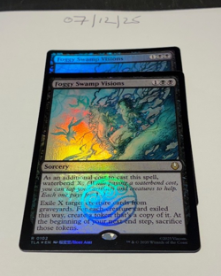 Magic the Gathering MTG Foggy Swamp Visions x2 Rare FOIL Cards NM/M Avatar - Image 1