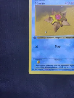 Pokemon Cards: Base Set 1st Edition Common: Staryu 65/102 - Image 5