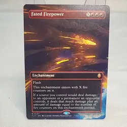 Fated Firepower MTG Borderless NM TLA Near Mint Non Foil Fast Shipping Canadian - Image 1