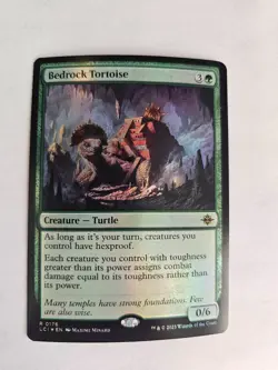 MTG Bedrock Tortoise FOIL - LCI - Ixalan - #176 - Image 1