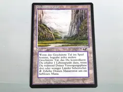 MTG - ALLIANCES (BB/'96) - GESCHUTZTES TAL - SHELTERED VALLEY /RARE/NEVER PL./NM - Image 1