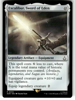 Excalibur, Sword of Eden #72 - Rare [MTG Universes Beyond: Assassin’s Creed] NM - Image 1