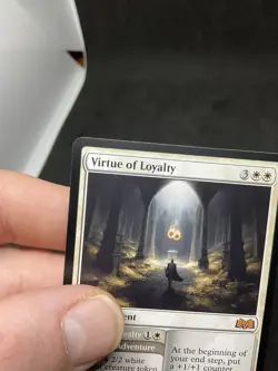 Virtue of Loyalty Wilds of Eldraine Regular MTG 0038 LP - Image 3