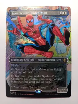 Magic the Gathering Spectacular Spider-Man R 0014 Foil Full Art Borderless, SPM - Image 2