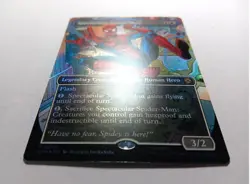 Magic the Gathering Spectacular Spider-Man R 0014 Foil Full Art Borderless, SPM - Image 4