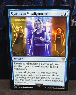 magic the gathering - Quantum Misalignment - Sorcery - Copy - Rare - Blue - Image 1