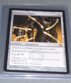Darksteel Plate Mirrodin Besieged Regular Magic the Gathering MTG - Image 1