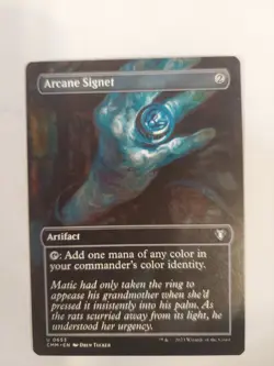 Arcane Signet (Borderless) Commander Masters Regular - Image 1