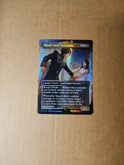 Squall, SeeD Mercenary Standard Showdown Promo Borderless FOIL Final Fantasy MTG - Image 1